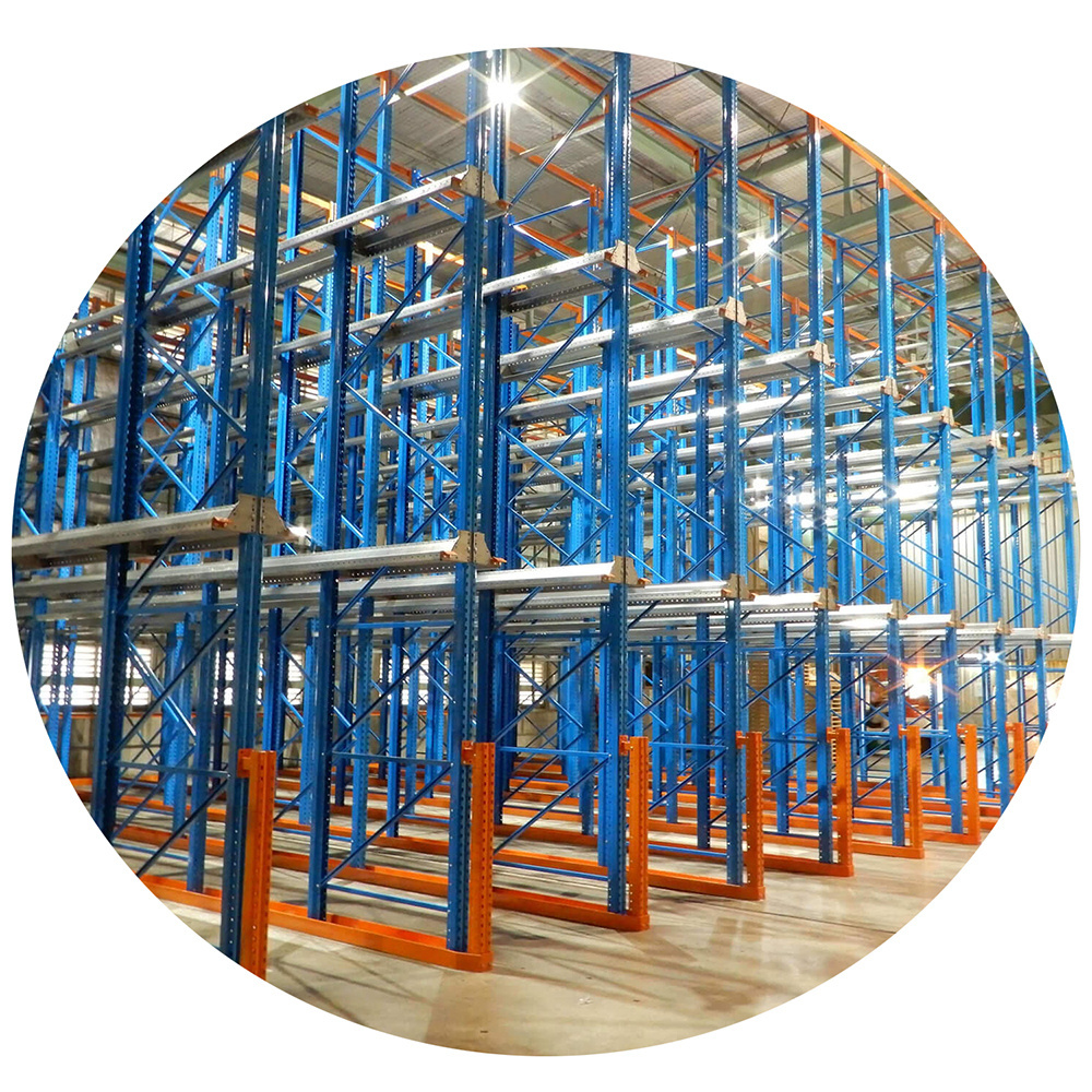 Factory Priced Heavy-Duty Double Deep Pallet Racking System Corrosion Protected Steel Material