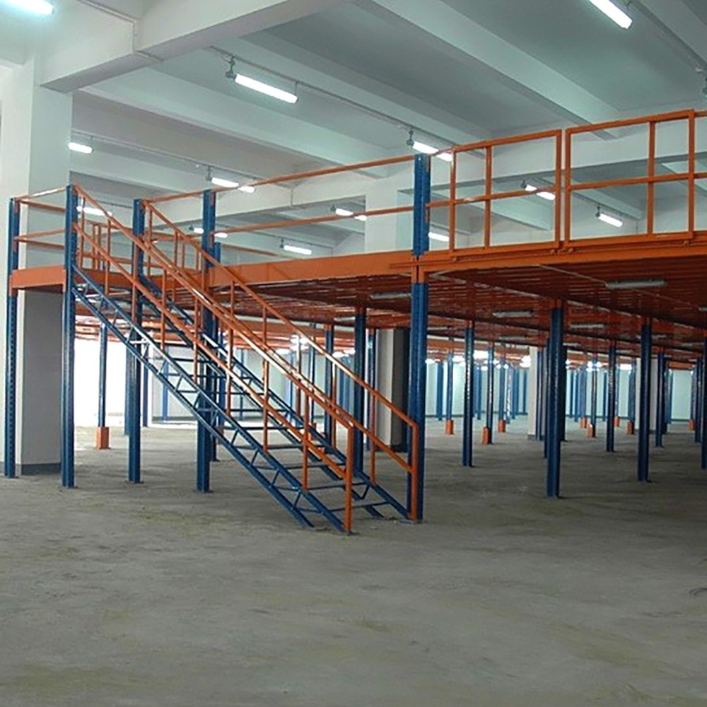 Mezzanine Floor Racking System Stacking Racks industrial shelves metal rack Mezzanine Storage warehouse steel mezzanine racking