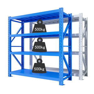 Wholesale Medium Duty Metal racking Industrial Shelves Steel Shelving Warehouse Storage Racks Systems Stacking Racks Shelves