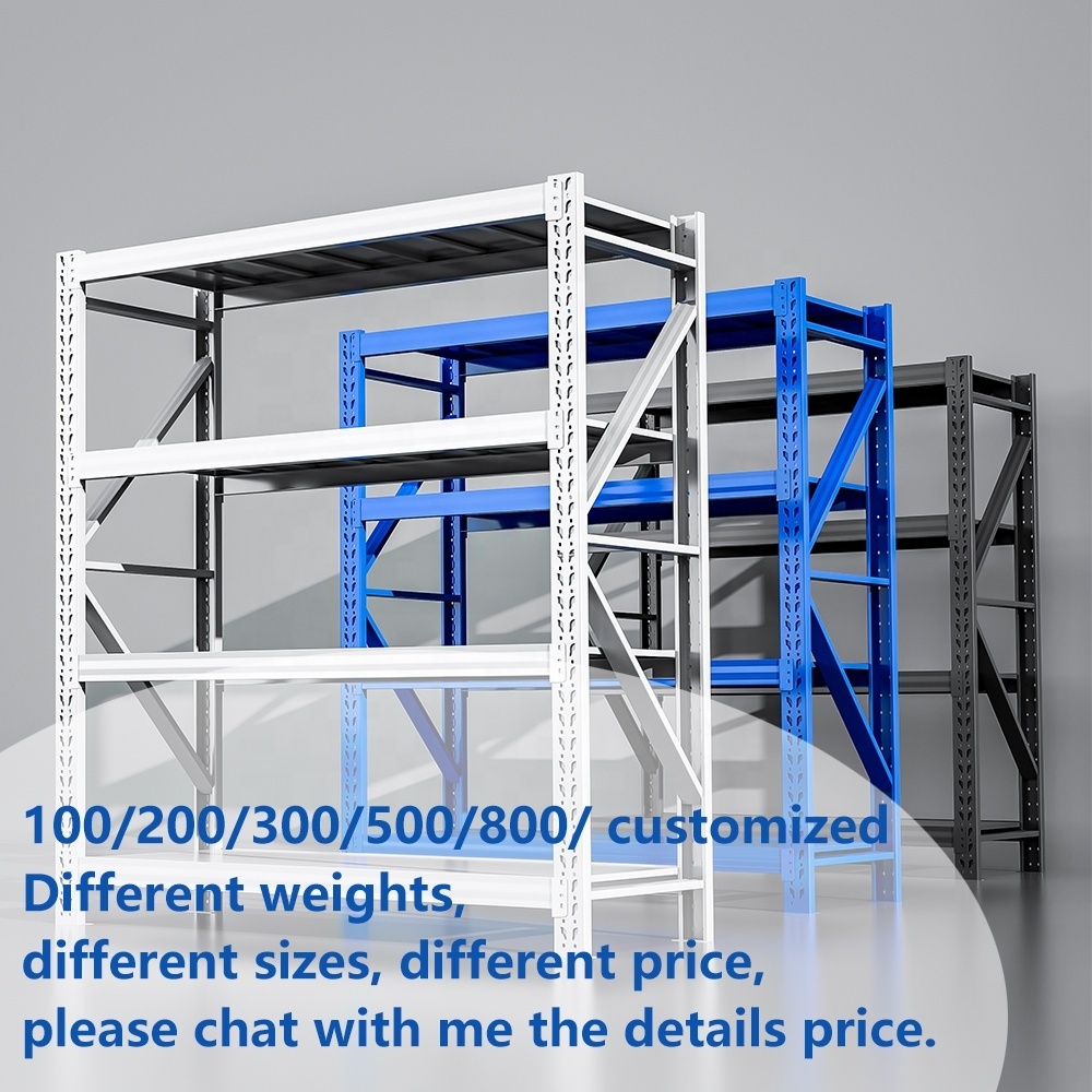 Wholesale Medium Duty Metal racking Industrial Shelves Steel Shelving Warehouse Storage Racks Systems Stacking Racks Shelves