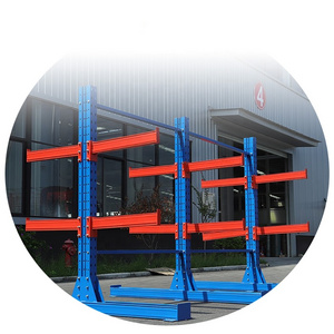 Heavy-Duty Steel Pallet Warehouse Rack Corrosion Protected Cantilever Storage Shelving Cantilever Racking For Timber