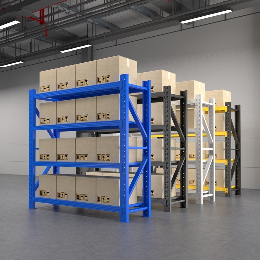 Warehouse storage rack Stacking Racks boltless racking shelves steel shelving medium duty warehouse rack industrial shelves