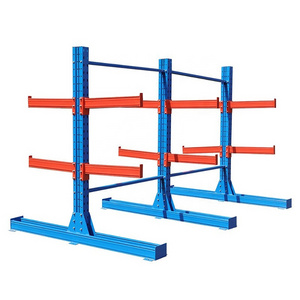 Adjustable Warehouse Cantilever Racking System Side Load Profile Rack Timber Storage Rack Cantilever Shelves Hose Storage Rack