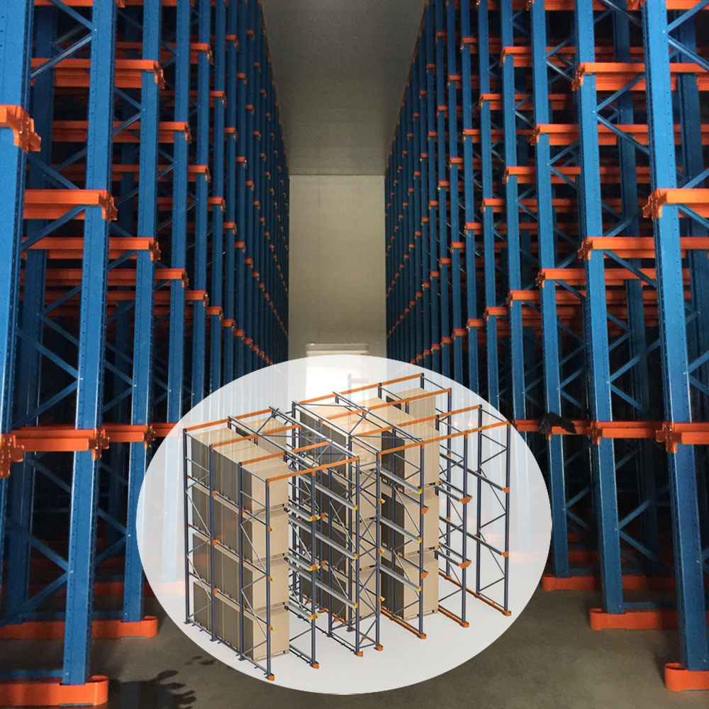 Factory Priced Heavy-Duty Double Deep Pallet Racking System Corrosion Protected Steel Material Stacking Racks & Shelves