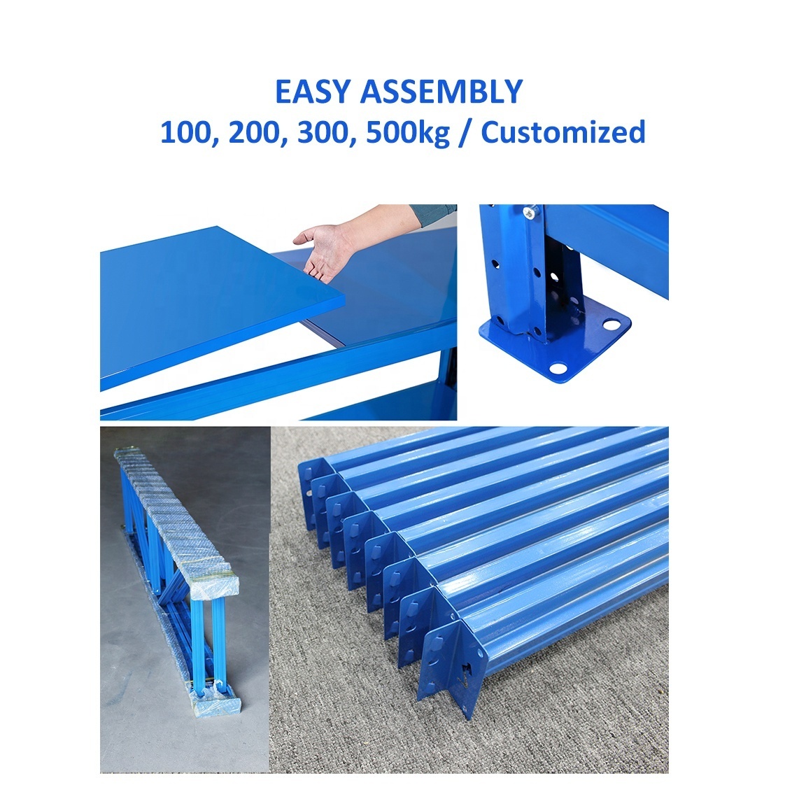 Wholesale Heavy Duty Metal Racking System Boltless Warehouse Shelving Stacking Racks & Shelves Steel Racking for Storage