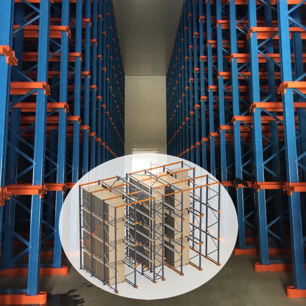 High Quality Heavy-Duty Adjustable Drive-in Pallet Racking Corrosion Protected for Warehouse Storage Shuttle Pallet Shelves Rack