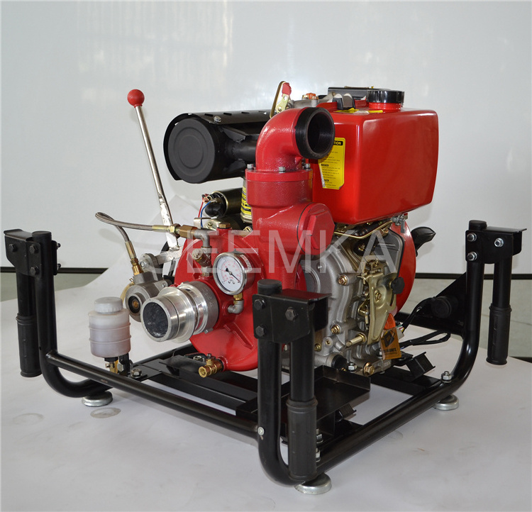 mobile 12hp 3 inch diesel fire fighting water pumps