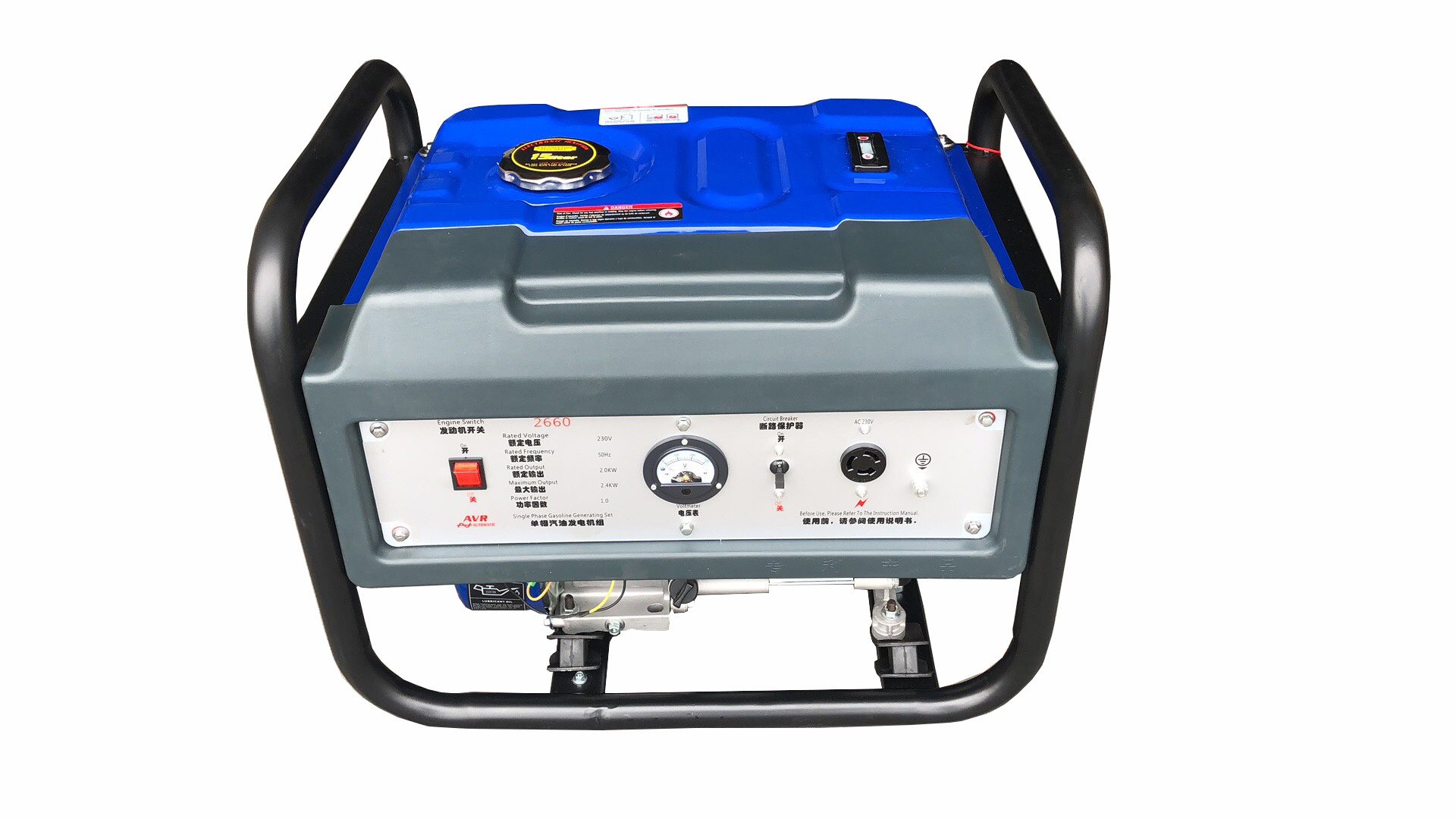 1.2 kw -1.5 kw Gasoline Engine Portable Power Electric/Manual Gasoline Generator