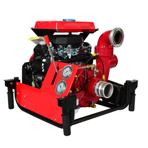 3inch 80mm 95m Lift Factory Direct Sale 25HP Engine Gasoline Two Cylinder Fire Pump Home