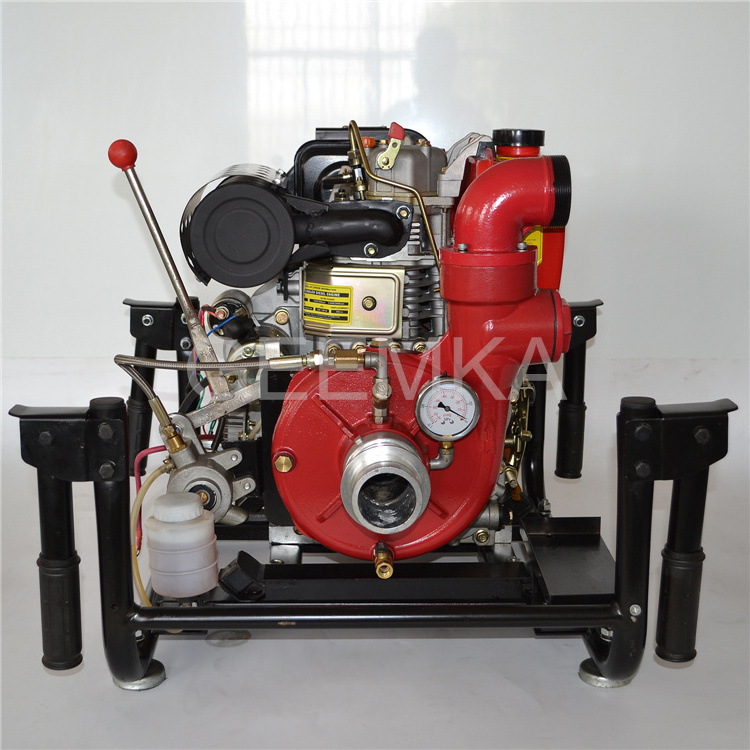 mobile 12hp 3 inch diesel fire fighting water pumps