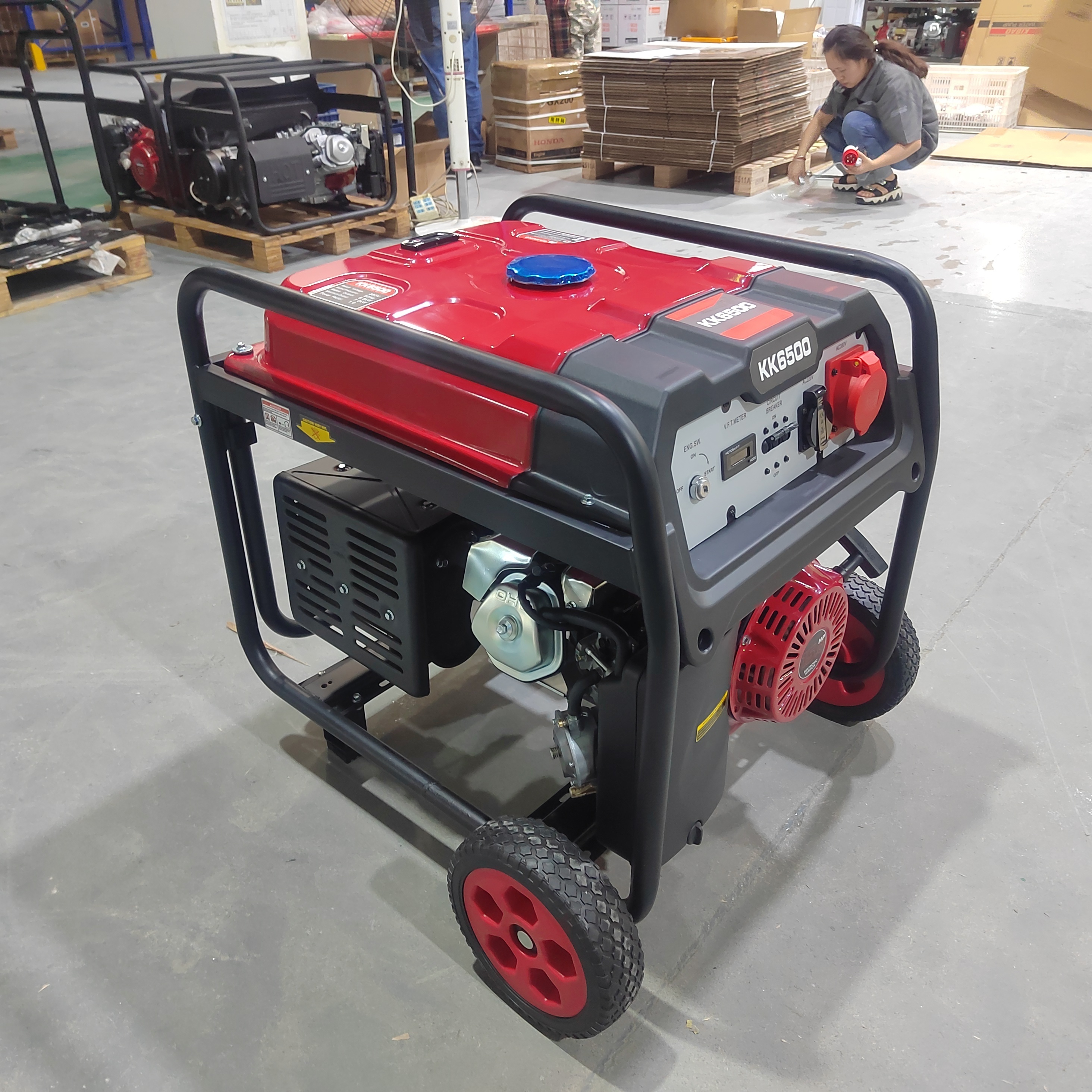 7.5KW 8KW 8KVA Home Use Portable Petrol Gasoline  LPG NG Duel Fuel Gas Generator