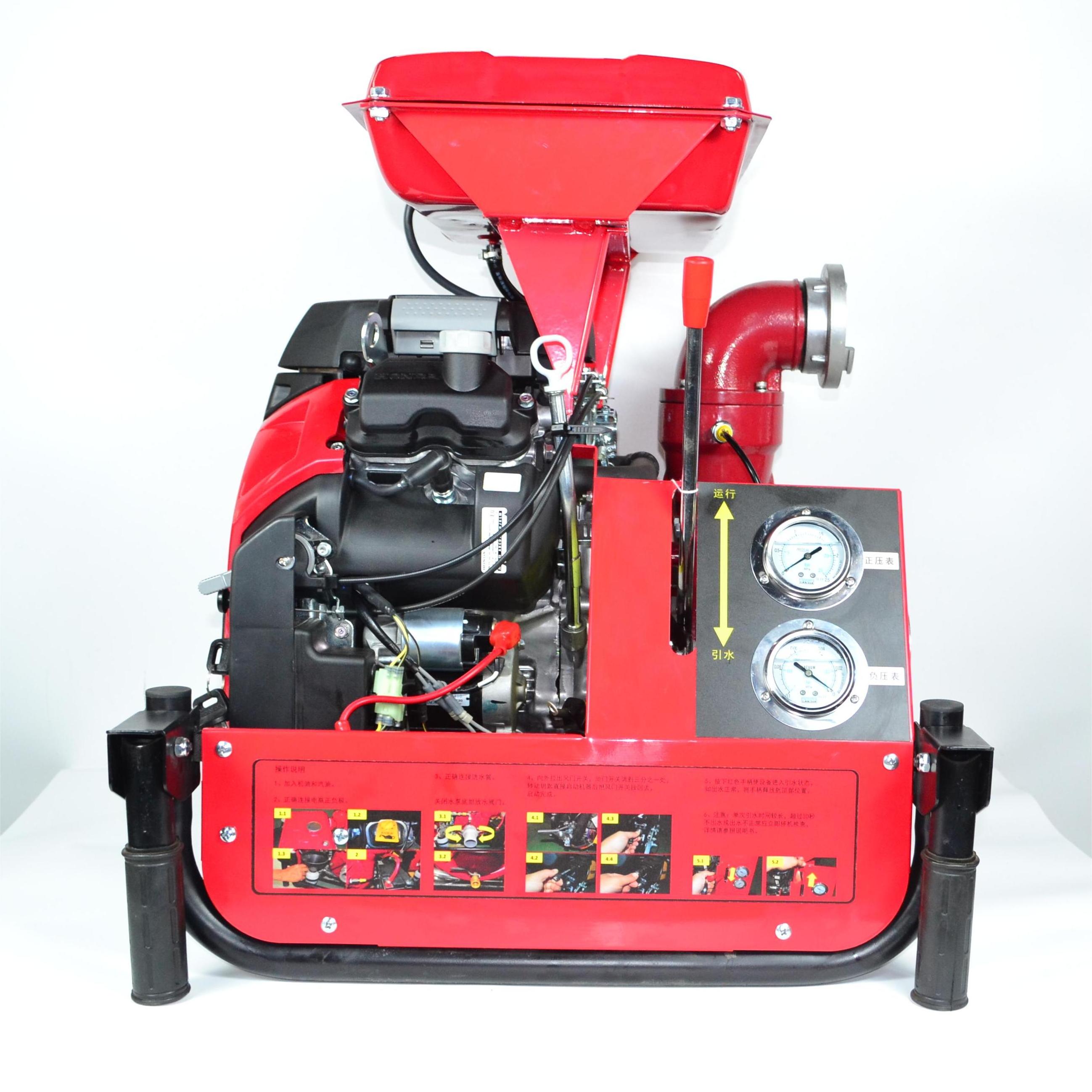 95m Lift 3inch High Quality Fire Fighting Pumps GX690 Engine Two Cylinder 25hp Gasoline Fire Pump for Sale