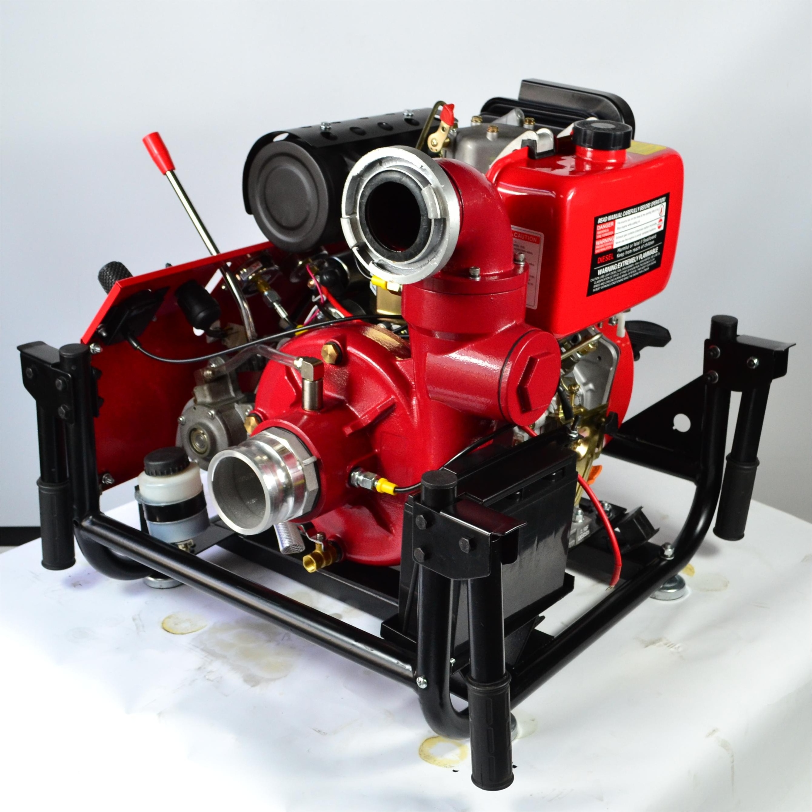 New Type 192F 13hp 2.5inch Cast Iron High Pressure Diesel Fire Fighting Pump Set