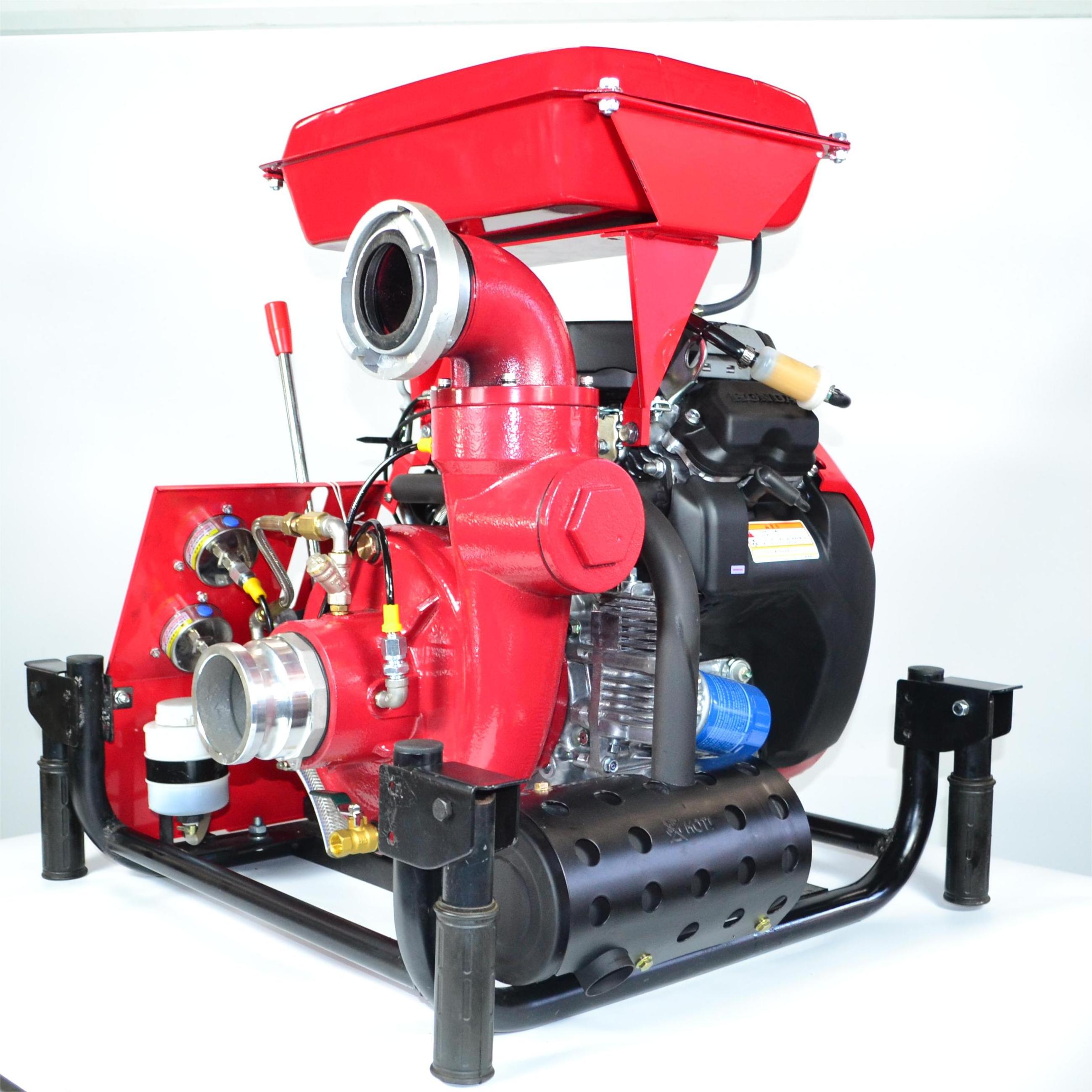 95m Lift 3inch High Quality Fire Fighting Pumps GX690 Engine Two Cylinder 25hp Gasoline Fire Pump for Sale