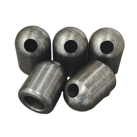 Reinforced round rock cutter alloy welded hard rock bullet teeth for auger bit