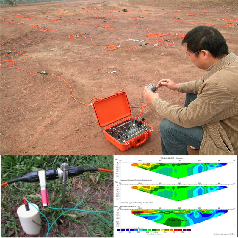 Geo MERIT Multi Electrode Resistivity Tomography System 3D Resistivity Imaging Survey Equipment