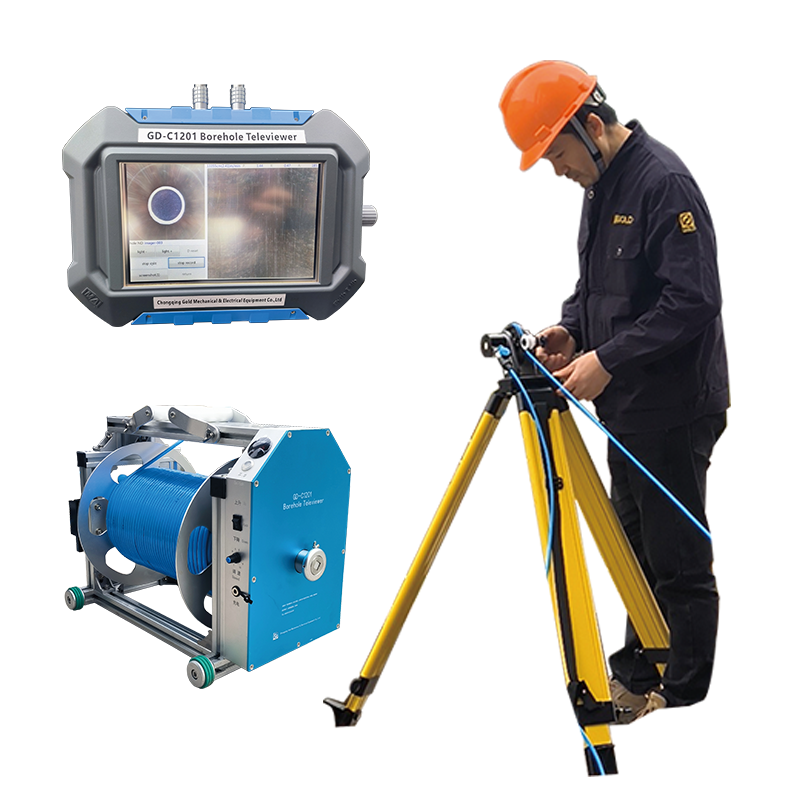 3D High Resolution Optical Televiewer well logging inspection camera borehole logging equipment