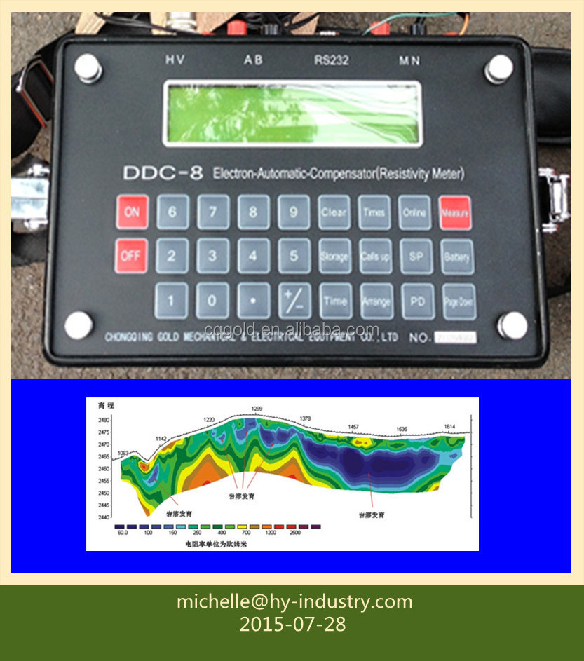 Geophysical Exploration Electrical Resistivity Survey Equipment for ground water detector