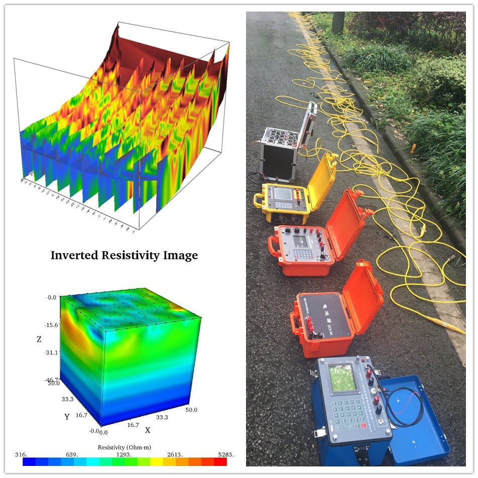 DUK-2A 60 Channel Electrical Resistivity Tomography Multi-Electrode Resistivity Survey Equipment