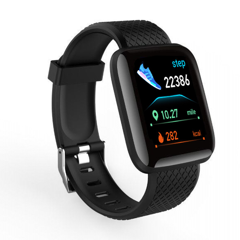 2023 Factory Wholesale Cheap Smart Band 116 plus Heart Rate Blood Pressure Monitor Big Screen Smart Bracelet 116plus D13 D13S