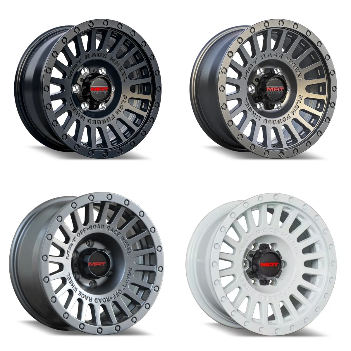 Wholesale flow forged alloy wheels 20 19 18 17 16 inch MAT race wheels spinner Pickup&SUV Wheel 4X4 off road 5*127/6*139.7 rims