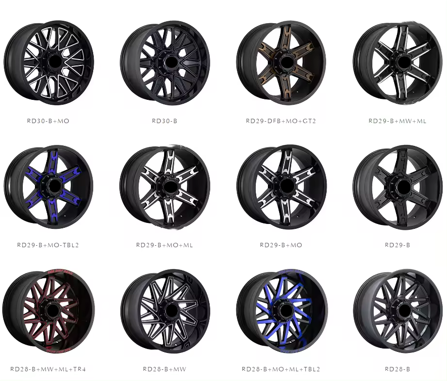 Multi-Spoke Deep Dish 20*10J Wheel Rim 6x135 6x139.7 Negative Offset Forged Wheels Alloy Rims for F150 20 Inch 17 Inch