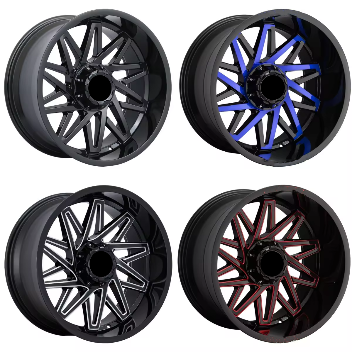 Aluminum Sport Offroad Suv 6 Lugs 4x4 Offroad Negative -44 Car Alloy Wheels 20 Inch 6x139.7 Concave Mags Deep Dish Forged Wheels