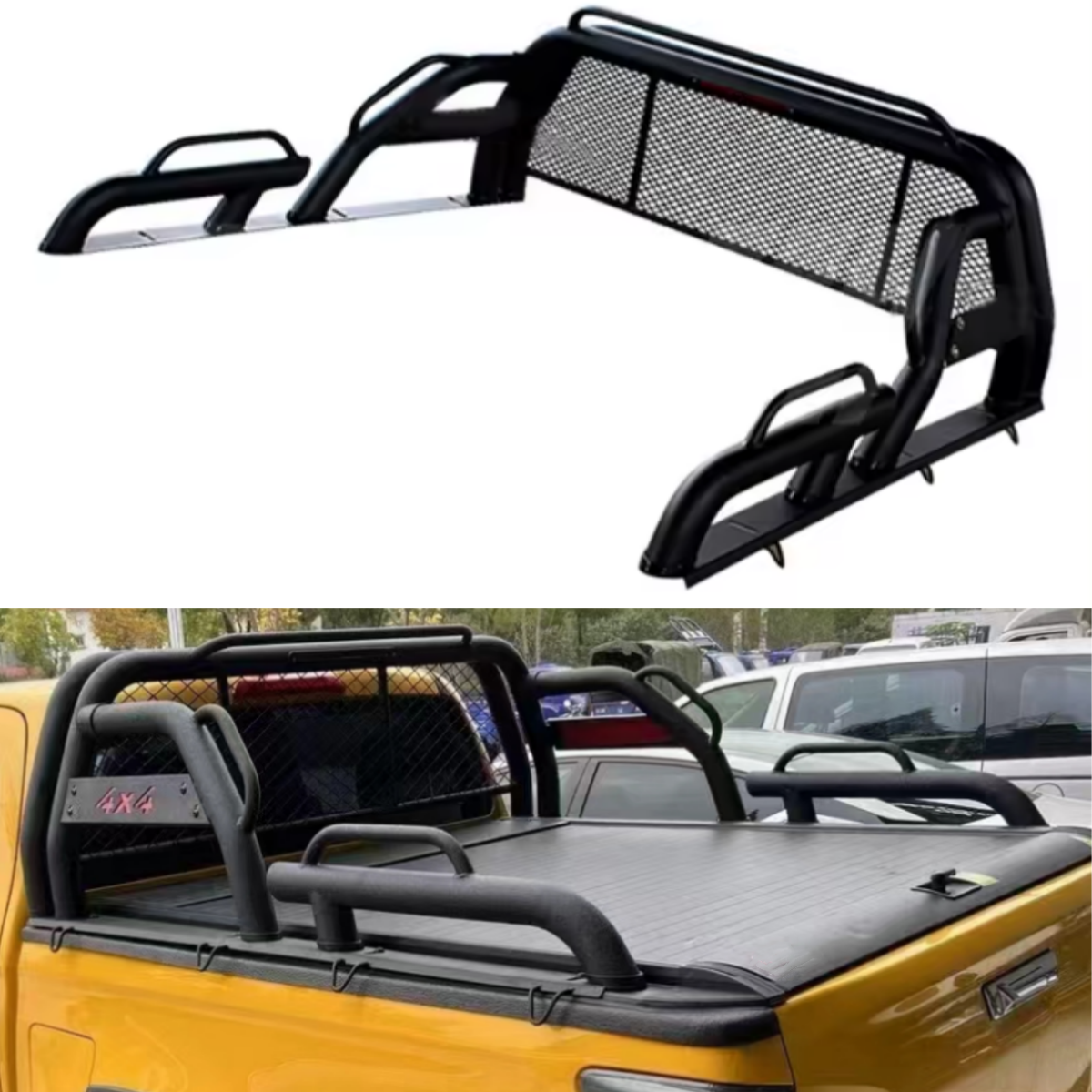 New Design Pickup Roll Bar Pickup Gantry Universal Roll Bar Side Sport Roll Bar For Great Wall Fengjun 5 7 Nissan Navara F150