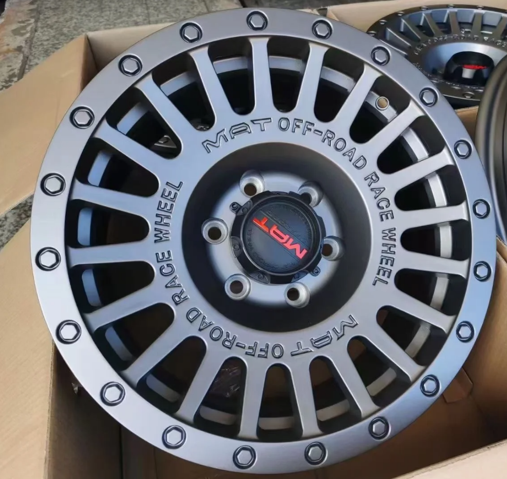 Off Sat Rims In Stock MAT race off road wheels 16 17 18 20 inch alloy wheel rim 5* ...