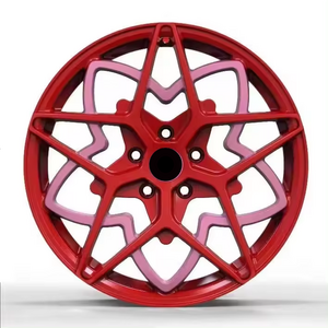 Custom Heart Shape Forged Rims 17 18 19 Inch Pink  Five Spokes/Deep Dish Wholesale Alloy Wheels  5x120 pink alloy wheel car rims