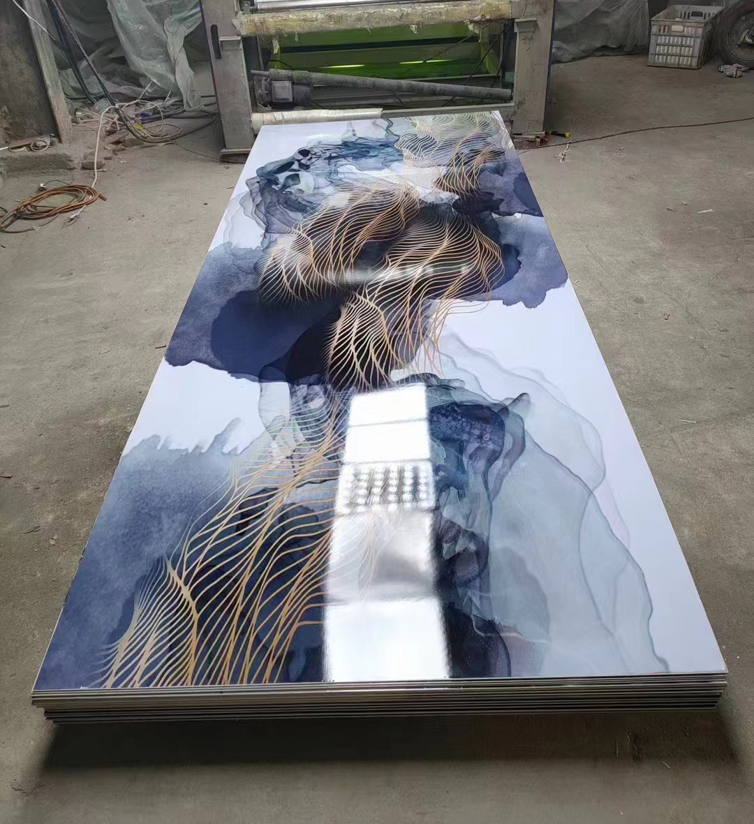 PVC uv marble sheet pvc sheet 3mm Uv Wall Panel Pvc Marble Sheet 1200*2400mm