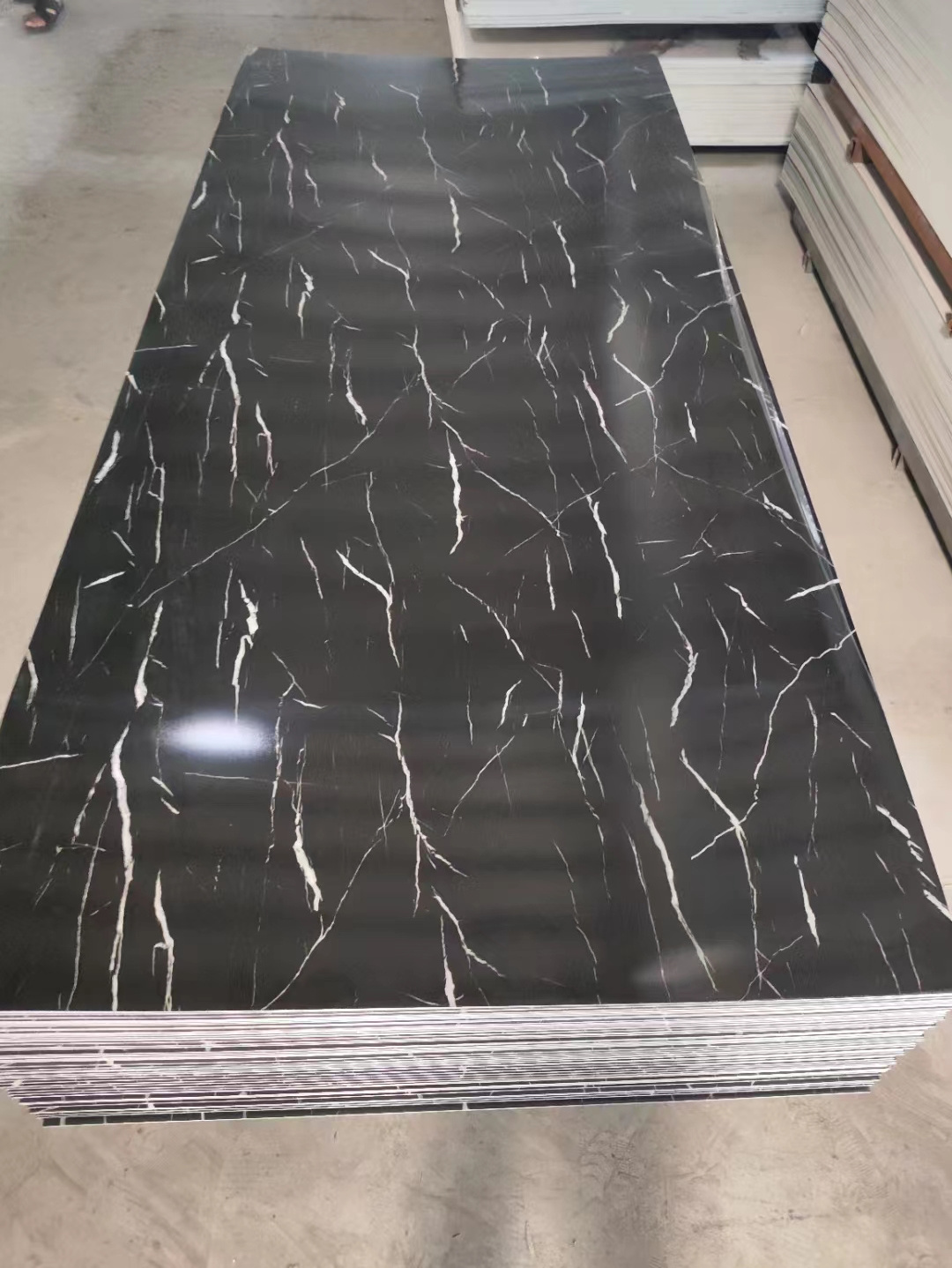 PVC uv marble sheet pvc sheet 3mm Uv Wall Panel Pvc Marble Sheet 1200*2400mm