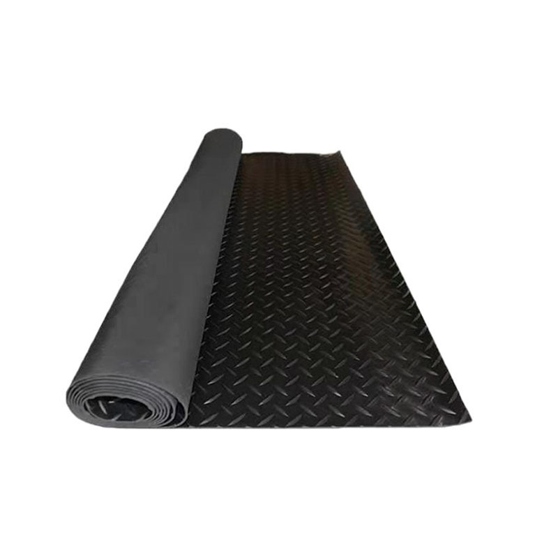 Outdoor Commercial Rubber Mats Embossed Diamond Plate Pattern Anti-Slip silicone neoprene epdm rubber sheet 1mm