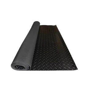 Outdoor Commercial Rubber Mats Embossed Diamond Plate Pattern Anti-Slip silicone neoprene epdm rubber sheet 1mm