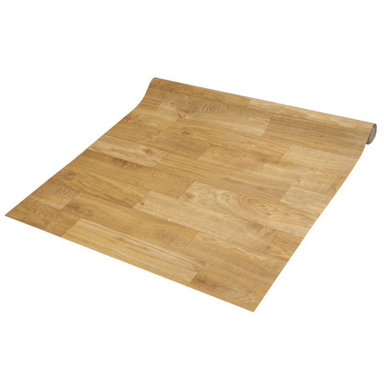 Manufacturer High Quality Indoor Cheap Linoleum PVC Vinyl Flooring Roll  Peel And Stick Floor Tile