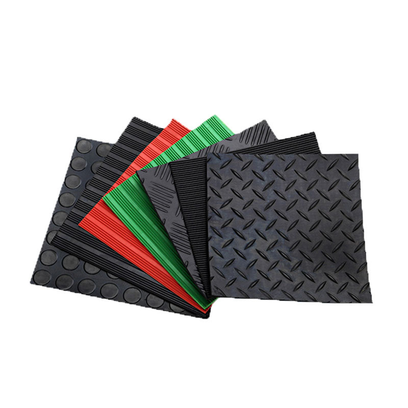 Hot Sale Industrial Floor Mat round Stud Coin Pattern neolite rubber sheets roll nbr rubber sheeting