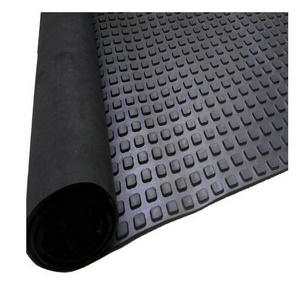 Strength Training Gym Mats Cushioning Floor Shock Pads Protective Rubber Flooring Sheets with Cutting and Moulding Services