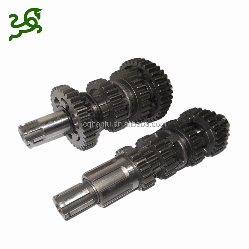 Motorcycle Engine Parts Main Counter Shaft Gear Transmission For 150cc ZANELLA RX150