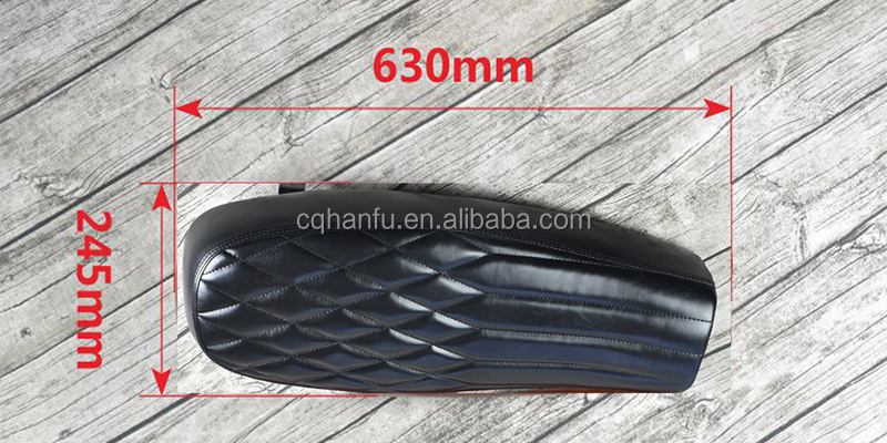 Motorcycle Black Line Flat Brat Cafe Racer Seat Assy Retro Scramble Refit Motorcycle Seats