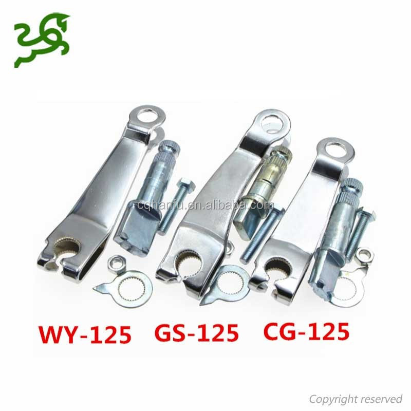 motorcycle CG125 WY125 GS125 CG150 CG200 fly wheel hub rocker arm brake shoes swing arm