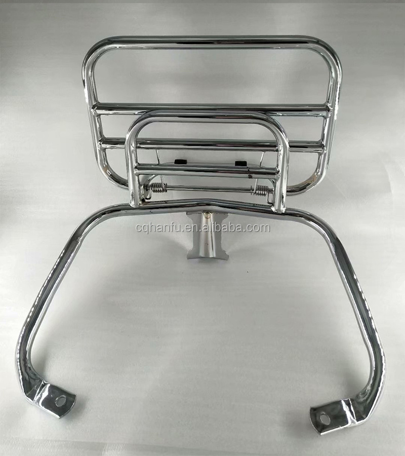 Black Chrome Silver Motorcycle Rear Luggage Rack For GTS 300