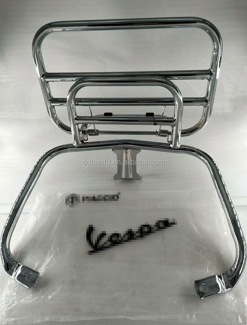 Black Chrome Silver Motorcycle Rear Luggage Rack For GTS 300