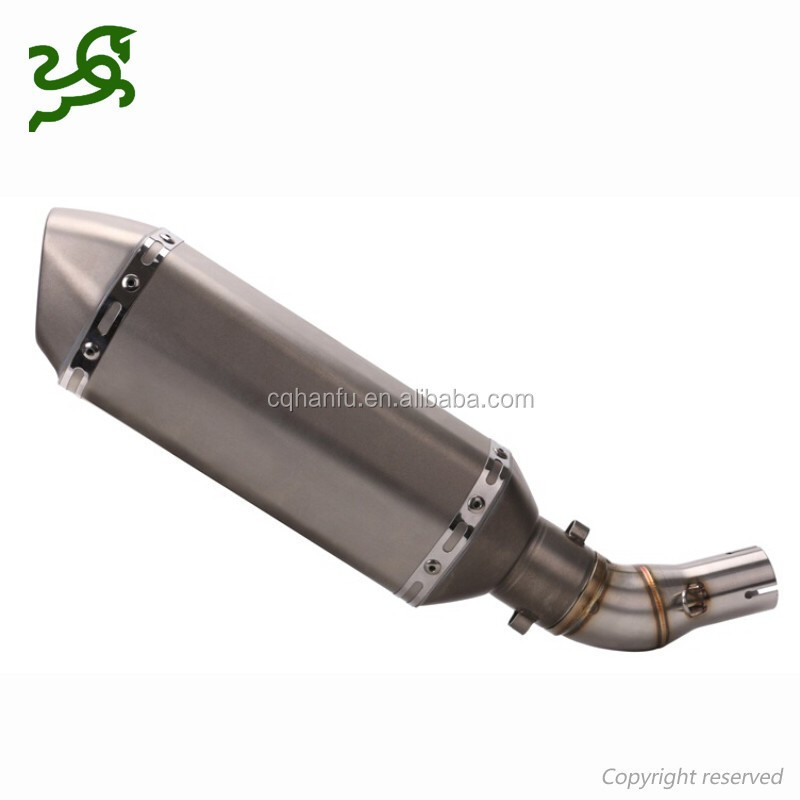 38-51mm Carbon Fiber Modified Tube Exhaust Muffler With Exhaust Pipe Muffler Escape Connecting Pipe For Z250SL