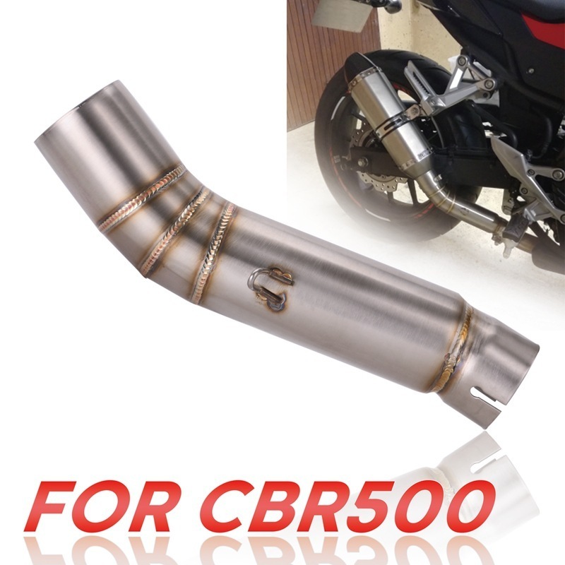 Wholesale High Quality Middle Pipe CBR500 CBR500R CB500F CB500X Pipes Exhaust Cheap Motorcycle Exhaust