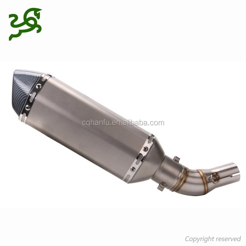 38-51mm Carbon Fiber Modified Tube Exhaust Muffler With Exhaust Pipe Muffler Escape Connecting Pipe For Z250SL