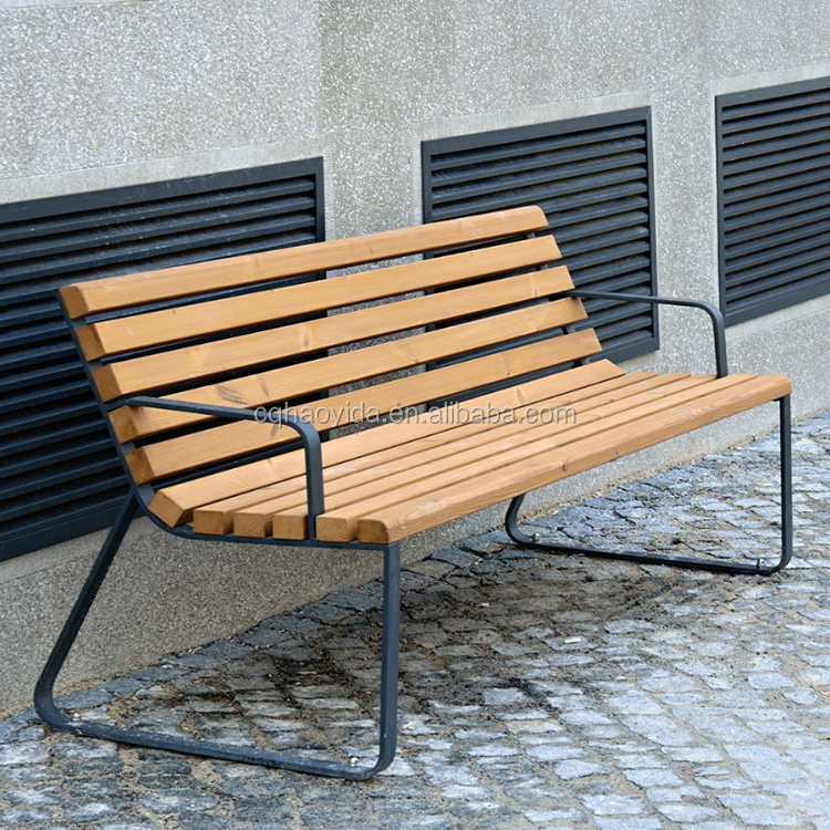 Factory Garden Seat Street Plastic Wood Station Commercial Public Outdoor Park Bench