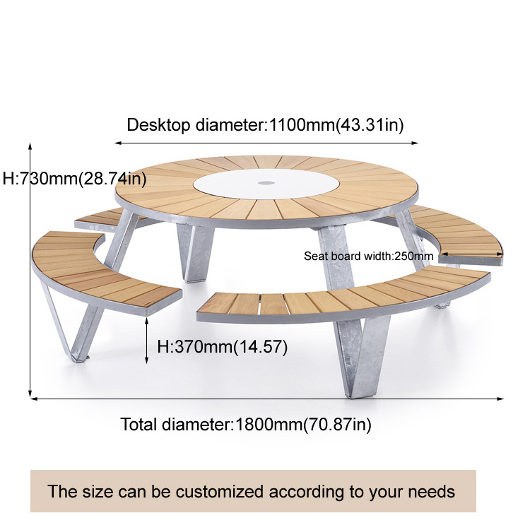 Wholesale Outdoor Indoor Patio Furniture Wooden Chair Table Set Balcony Backyard Garden Furniture