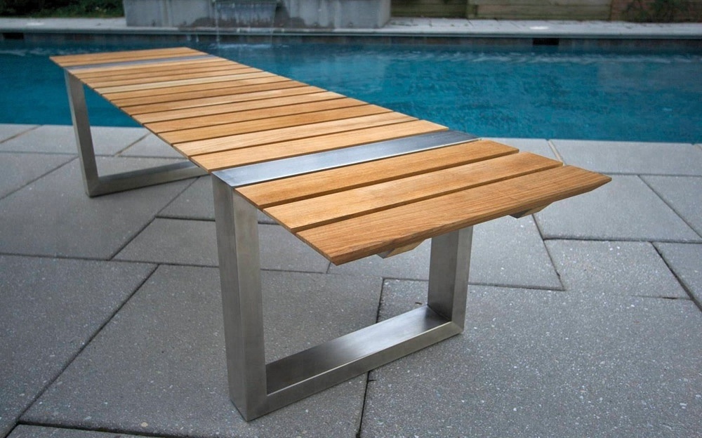 Outdoor beer bench outdoor benches lowes wooden slats for bench