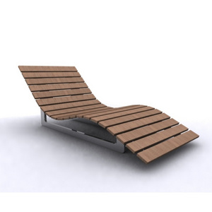 Holiday Outdoor Furniture Sunbed Chaise Teak Beach Sun Lounger Manufacture