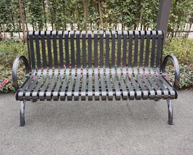 High Quality Metal Outdoor Public Custom Antique Wrought Cast Iron Garden Park Bench